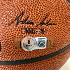 Run TMC Mitch Richmond Tim Hardaway Chris Mullin Signed Basketball | BAS Witness