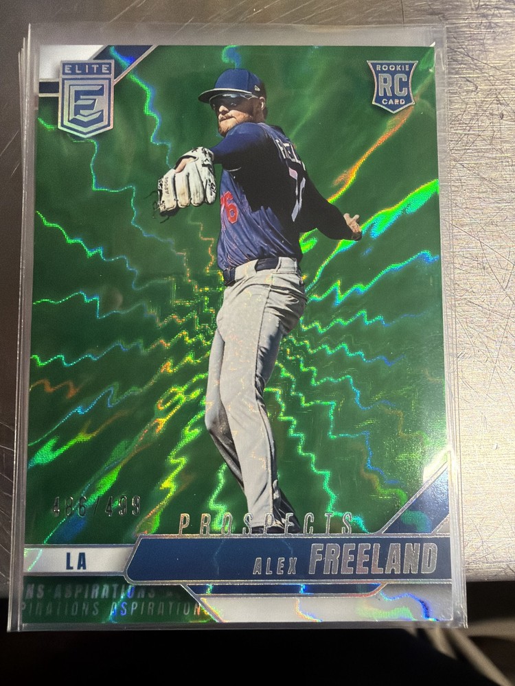 2026 Donruss Elite #178 Alex Freeland Aspirations Shimmer #/499