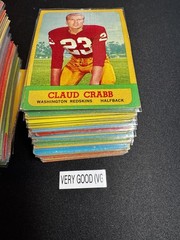 1963 Topps Football Cards 1-170 (P-NM) – You Pick – Complete Your Set