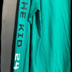 Ken Griffey Jr Baseballism T-Shirt Teal The Kid #24 Mens Size Large