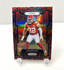 2023 Prizm SnakeSkin Nick Bolton Kansas City Chiefs Parallel/Variety #148