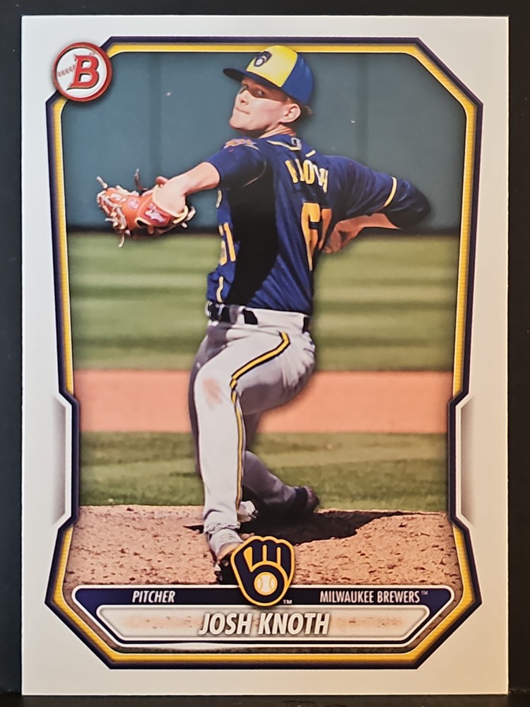 2026 Bowman Prospects #113 Josh Knoth BREWERS
