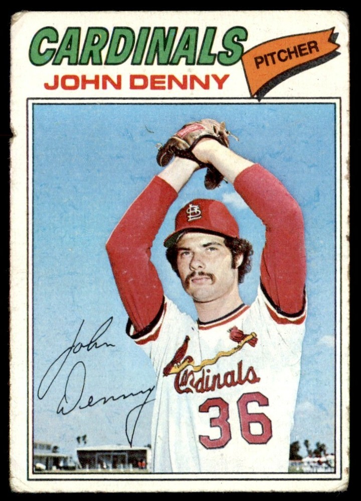 1977 Topps John Denny St. Louis Cardinals #541