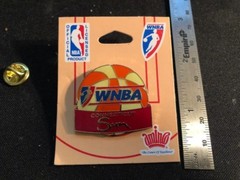 NEW – Connecticut Sun Pin – WNBA Licensed – Butterfly Pin Back – NOS Packaged
