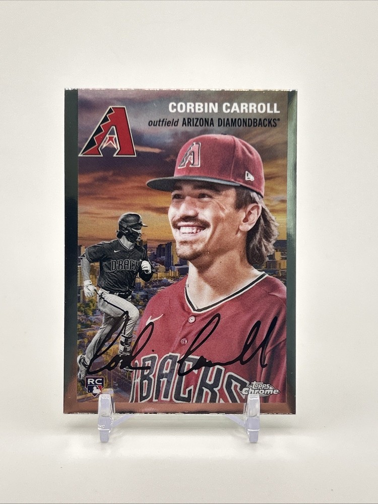 CORBIN CARROLL 2023 Topps Chrome Platinum City Variation RC #54CV-45