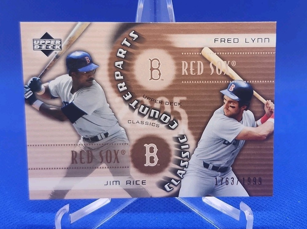 2005 Upper Deck Classics – Classic Counterparts Jim Rice, Fred Lynn #CC-LR /1999