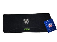 NFL Oakland Raiders Fleece Head Band /Ear Warmer-Black