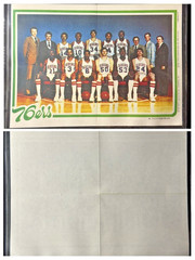 1980-81 Topps NBA Basketball 16 Team Mini-Poster Complete Set Bird Magic Dr J