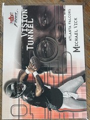 2001 Fleer Focus – Tunnel Vision Michael Vick #5 TV (RC) Atlanta Falcolns