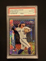 Topps 2020 Chrome Bo Bichette Blue Jays RC X-Fractor #150 PSA 10