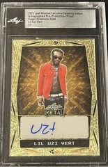 2023 Leaf WhatNot Lil Uzi Vert Super Prismatic Gold Proof Auto Autograph #1/1