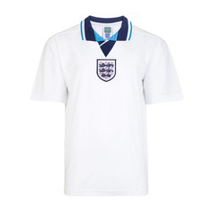 Steve McManaman Signed England FC Home Soccer Jersey #17 with Beckett COA