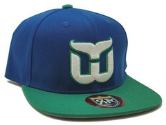 Hartford Whalers New Royal Retros Vintage Blue Green Snapback Era Hat Cap