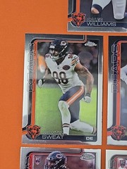 🟠🐻🔵 2025 TOPPS CHROME CHICAGO BEARS COMPLETE BASE TEAM SET (14 CARD LOT) 🐻