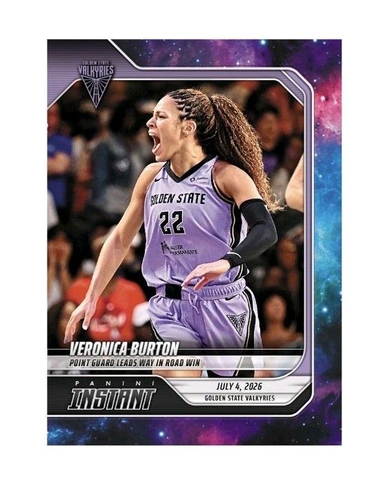 2026 Panini Instant WNBA #221 Veronica Burton Galaxy 1/1 One Of One Presale