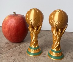 Five (5) FIFA World Cup Replica Trophies – 4 Inches Tall