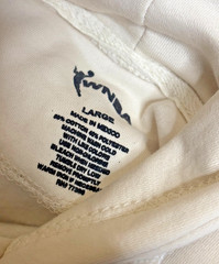 NEW GOLDEN STATE VALKYRIES CREAM UNISEX HOODIE SIZE LARGE WNBA SOFT WARM NWT