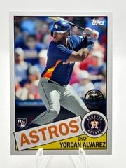 YORDAN ALVAREZ 2020 TOPPS RETRO 1985 ROOKIE HOUSTON ASTROS #85TB-18 JC