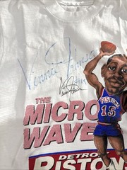 Vinnie Johnson Autographed Shirt