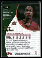 2000-01 Topps Gold Label #55 Gary Payton