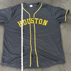 Houston Astros Jersey 713 Button Up Gray Giveaway Short Sleeve Men XL