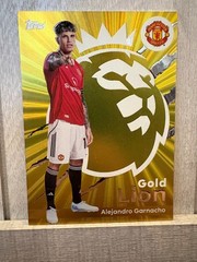 2025-26 Topps Premier League ALEJANDRO GARNACHO Gold Lion SP Insert #GL13 Man U