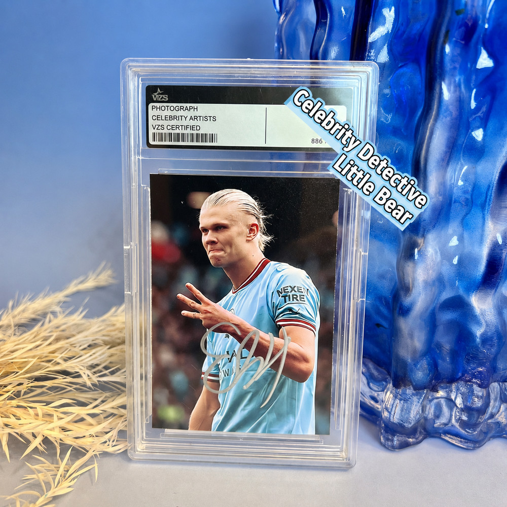 Erling Haaland Norway World Cup Signed Style 3 Inch Soccer Photo Gift