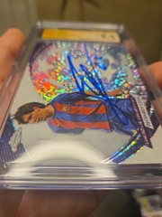 2023-24 Topps Chrome UCC UCL Starball Debuts Lionel Messi CGC 9.5 On Card AUTO