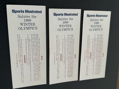 Lot of 3, Lake Placid Winter Olympics 1980 ticket stubs Ski, Bobsled , Alpine