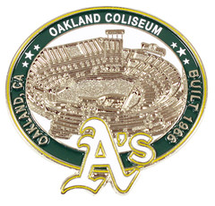 Oakland A&rsquo;s Oakland Coliseum Pin – Oakland, CA / Built 1966 – Limited 1,000