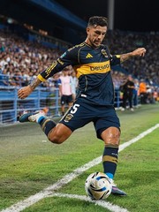 BOCA JUNIORS 25/26 LONG SLEEVE HOME JERSEY AUTHENTIC – PRINTING 5 PAREDES + LPF