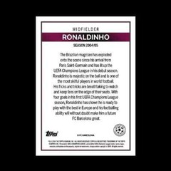 2024 Topps The Lost Rookie Ronaldinho Fc Barcelona