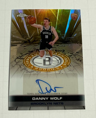 2025-26 Topps Chrome DANNY WOLF #TAIR2-DW Auto Refractor RC Gold /50