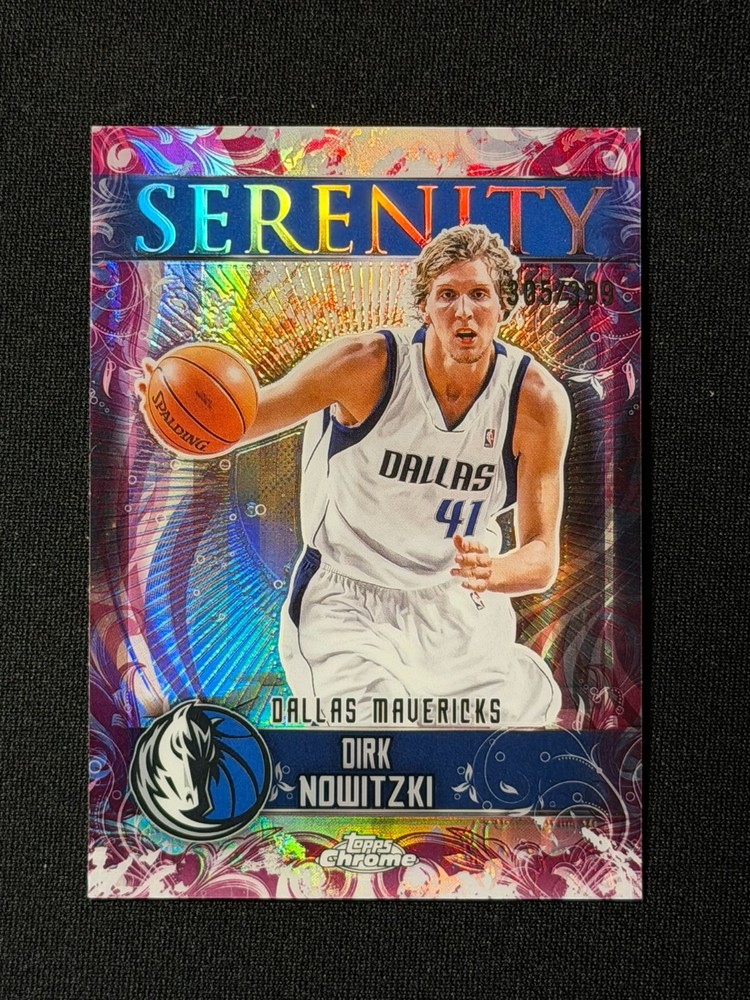 Dirk Nowitzki 2025-26 Topps Chrome Serenity Magenta Refractor 305/399 #SY-10