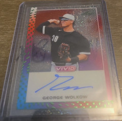 George Wolkow – Auto # 1/1 RC – 2026 Leaf Vivid – 1 of 1!