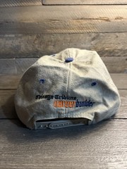 Chicago Cubs Hat Cap MLB One Size Chicago Tribune Career Builder Beige Snapback
