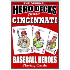 MLB Baseball Hero Decks Caricature 52 Playing Cards rare custom Parody art