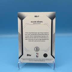 2026 Topps Collector&rsquo;s Kit Exclusive Egor Demin RC Rainbow Foil Rookie #NBA-9