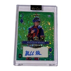 2024 Malcolm Moore WIld Card 5 Card Stacked Deck Disco Refractor Auto 1/3
