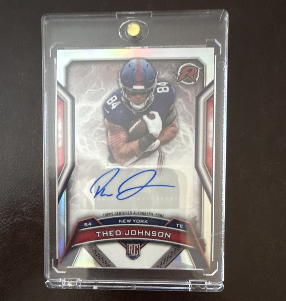 Topps 2024 Resurgence Theo Johnson Resurgence Rookie Signatures Auto #RRS-TJ RC