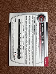 2025 Bowman – Prospects Sammy Stafura #BP-100 Blue /150 (RC)