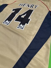Thierry Henry Arsenal Sega 2001/2002 Away Jersey Retro New Size M