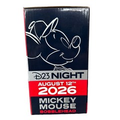 LA Angels Mickey Mouse D23 Day Bobblehead SGA 08/12/2026 In Hand