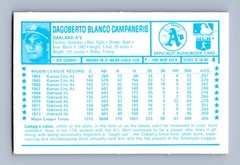 1974 Kellogg&rsquo;s 3-D Super Stars #4 Bert Campaneris, Cracks