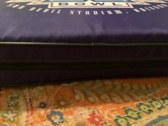 SUPER BOWL XXX (30) SEAT CUSHION,DALLAS COWBOYS,TROY AIKMAN,SWITZER,JERRY JONES