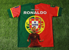 PORTUGAL TEAM RONALDO 2004 VINTAGE FOOTBALL SHIRT JERSEY FAN GRAPHIC TEE SIZE L