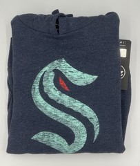 Seattle Kraken hoodie hood pullover &rsquo;47 Brand Blue Men&rsquo;s Medium