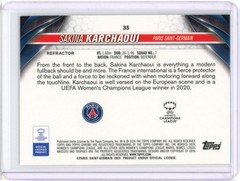 2023-24 TOPPS CHROME WOMEN&rsquo;S UEFA UWCL REFRACTOR SAKINA KARCHAOUI #35