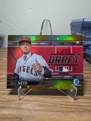 2022 Bowman Draft – Zach Neto Bowman Draft Night Gold Refractor 30/50 #BDN-3