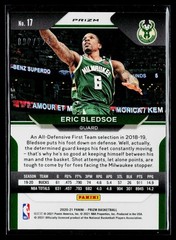 2020-21 Panini Prizm #17 Eric Bledsoe Fast Break Red Prizms #/125